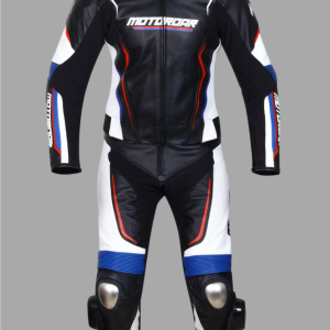 Ultimate Bike Riding Suit - Premium Unisex Motorcycle Jumpsuit Crafted from High-Quality Cowhide Leather, featuring padded elbows, knees, and shoulders with CE level 2 protectors, mesh lined interior, breathable fabric, stretch panels, and YKK zippers, ideal for motorcycle racing and street riding, and as a gift for him or her.