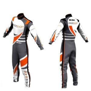 F1 Kart Racing Suit – Premium Motorsport Suit with Custom Logos