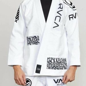 Shoyoroll BJJ Suit – Premium 2025 white Martial Arts Uniform with Embroidered Logos + bag