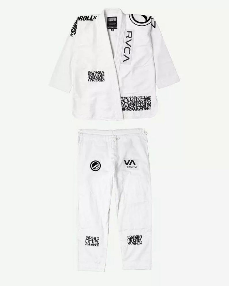 Shoyoroll BJJ Suit - Premium 2025 white Martial Arts Uniform with Embroidered Logos + bag - Image 3