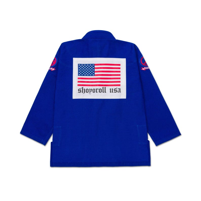 Shoyoroll BJJ Suit - Premium 2025 blue Martial Arts Uniform with Embroidered Logos + bag - Image 2