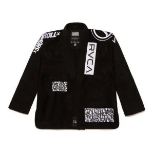 Shoyoroll BJJ Suit – Premium 2025 black Martial Arts Uniform with Embroidered Logos + bag