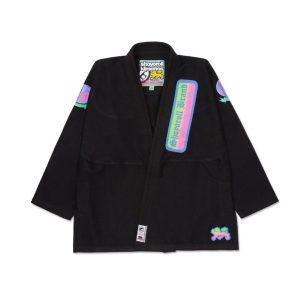 Shoyoroll BJJ Suit – Premium 2025 black Martial Arts Uniform with Embroidered Logos + bag