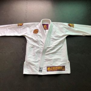 Shoyoroll BJJ Suit – Premium 2025 white Martial Arts Uniform with Embroidered Logos + bag