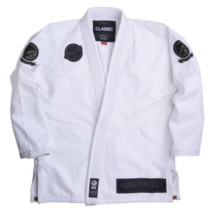 Shoyoroll BJJ Suit – Premium 2025 white Martial Arts Uniform with Embroidered Logos + bag