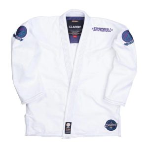 Shoyoroll BJJ Suit – Premium 2025 white Martial Arts Uniform with Custom Embroidered Logos