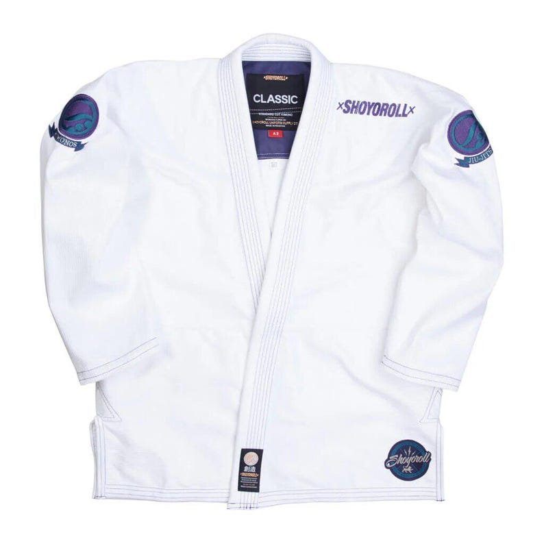 Shoyoroll BJJ Suit - Premium 2025 white Martial Arts Uniform with Custom Embroidered Logos