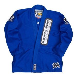 Shoyoroll BJJ Suit – Premium 2025 blue Martial Arts Uniform with Embroidered Logos + bag
