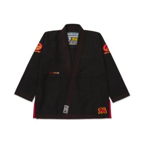 Shoyoroll BJJ Suit – Premium 2025 black Martial Arts Uniform with Custom Embroidered Logos
