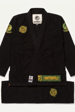 Custom BJJ and karate suit with premium martial arts uniform design, personalized grappling and combat sports training gear, high-quality stitching and durable athletic fabric.