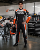 Custom 2026 kart racing suit, go-kart suit, motorsport racing overall, professional racing suit, karting apparel, racing driver suit, FIA style kart suit, sublimated racing suit, sponsor logo racing suit, lightweight karting suit, breathable racing overall, padded motorsport suit, custom racing overalls, premium kart racing gear, Monster Energy suit, McLaren racing suit, Audi Sport suit, black racing suit, orange racing suit, racing jumpsuit, kart driver apparel