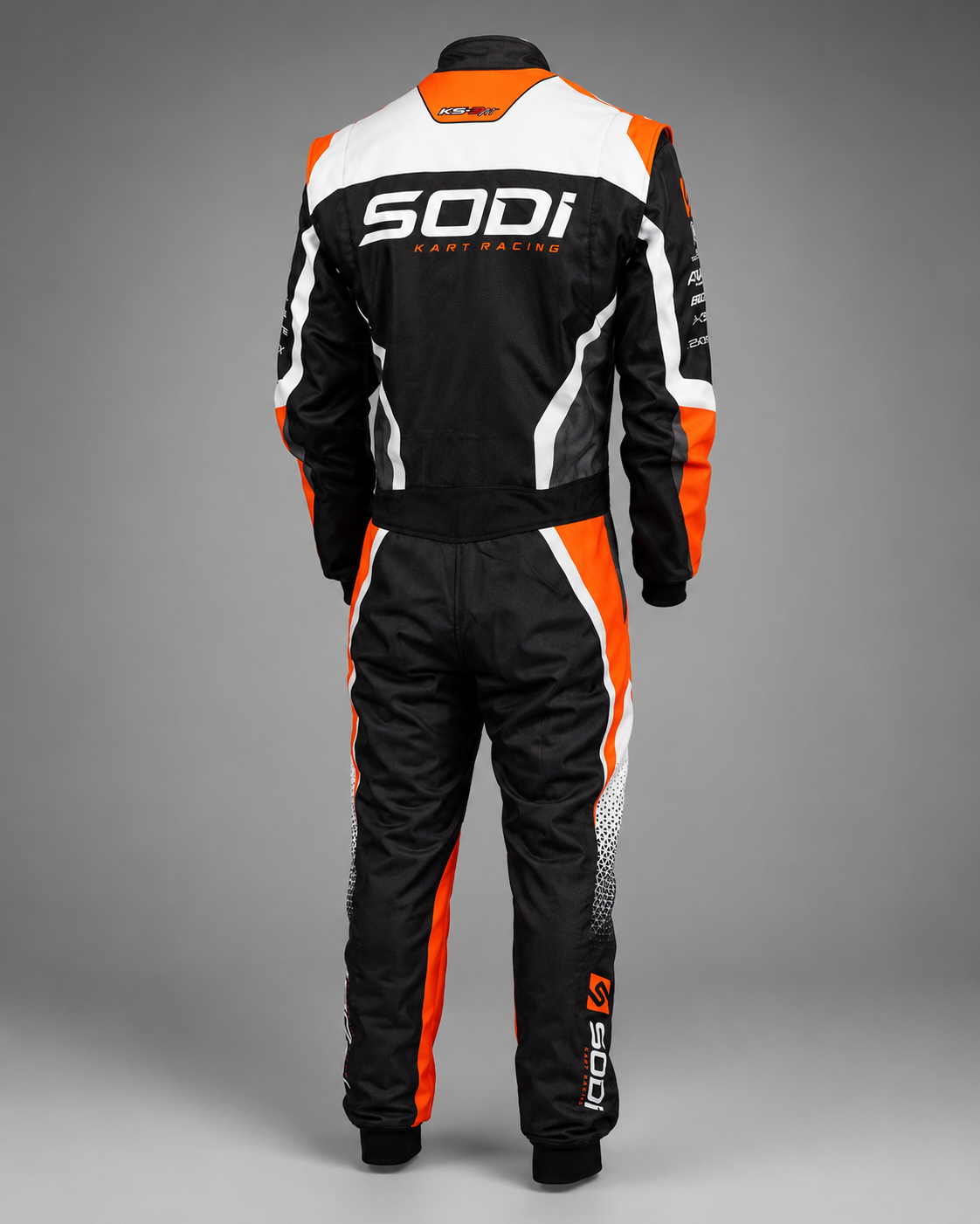 Custom 2026 kart racing suit, go-kart suit, motorsport racing overall, professional racing suit, karting apparel, racing driver suit, FIA style kart suit, sublimated racing suit, sponsor logo racing suit, lightweight karting suit, breathable racing overall, padded motorsport suit, custom racing overalls, premium kart racing gear, Monster Energy suit, McLaren racing suit, Audi Sport suit, black racing suit, orange racing suit, racing jumpsuit, kart driver apparel
