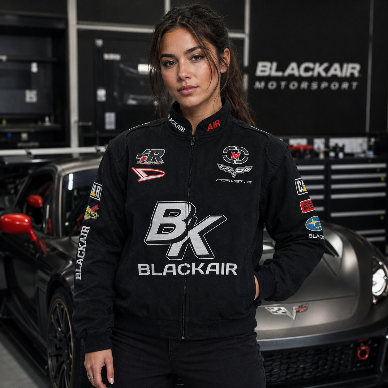 Y2K F1 Bomber Jacket – Retro racing-inspired design, high-quality embroidery, premium materials, unisex oversized fit, bold motorsport aesthetic, lightweight & durable, collector’s edition, perfect for casual wear or gifting, nostalgic 90s streetwear style, embroidered patches, trendy and stylish outerwear, ideal for racing fans, statement piece for men & women, classic yet modern fashion, must-have for vintage lovers- Subaru jacket