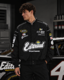 Y2K F1 Bomber Jacket – Retro racing-inspired design, high-quality embroidery, premium materials, unisex oversized fit, bold motorsport aesthetic, lightweight & durable, collector’s edition, perfect for casual wear or gifting, nostalgic 90s streetwear style, embroidered patches, trendy and stylish outerwear, ideal for racing fans, statement piece for men & women, classic yet modern fashion, must-have for vintage lovers- Subaru jacket