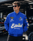 Y2K F1 Bomber Jacket – Retro racing-inspired design, high-quality embroidery, premium materials, unisex oversized fit, bold motorsport aesthetic, lightweight & durable, collector’s edition, perfect for casual wear or gifting, nostalgic 90s streetwear style, embroidered patches, trendy and stylish outerwear, ideal for racing fans, statement piece for men & women, classic yet modern fashion, must-have for vintage lovers- Subaru jacket