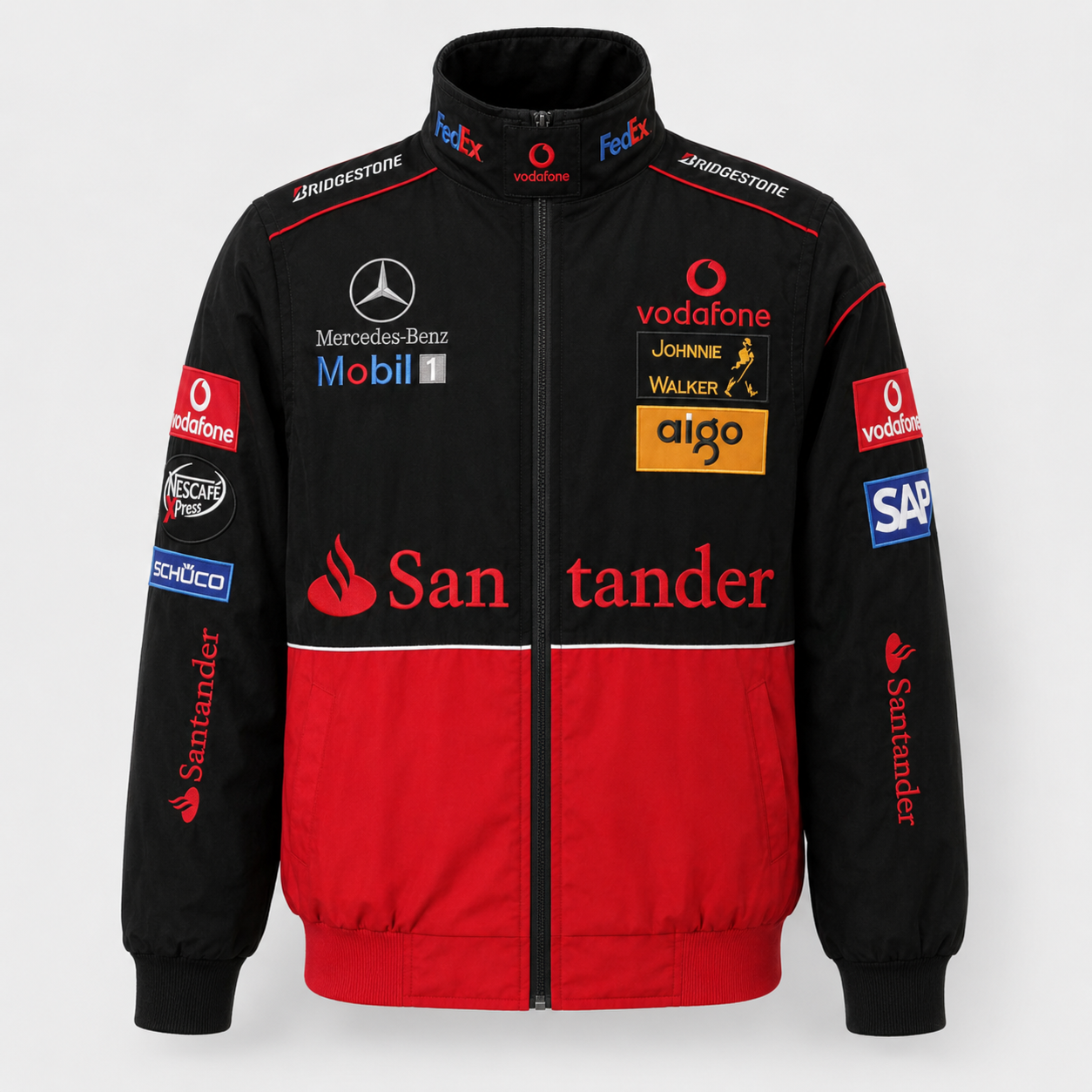 Y2K F1 Bomber Jacket – Retro racing-inspired design, high-quality embroidery, premium materials, unisex oversized fit, bold motorsport aesthetic, lightweight & durable, collector’s edition, perfect for casual wear or gifting, nostalgic 90s streetwear style, embroidered patches, trendy and stylish outerwear, ideal for racing fans, statement piece for men & women, classic yet modern fashion, must-have for vintage lovers- Subaru jacket