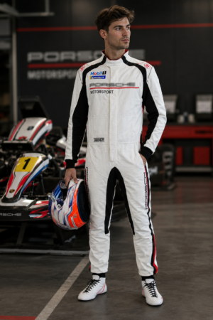 Custom 2026 kart racing suit, go-kart suit, motorsport racing overall, professional racing suit, karting apparel, racing driver suit, FIA style kart suit, sublimated racing suit, sponsor logo racing suit, lightweight karting suit, breathable racing overall, padded motorsport suit, custom racing overalls, premium kart racing gear, Monster Energy suit, McLaren racing suit, Audi Sport suit, black racing suit, orange racing suit, racing jumpsuit, kart driver apparel