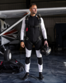 Custom skydiving suit for professional skydivers, freefly training, wind tunnel flying, and parachuting. Durable technical fabric, reinforced stitching, flexible fit, aerodynamic design, and customizable colors, logos, and sizing. Ideal for skydiving teams, freefall practice, tunnel training, and extreme sports apparel.