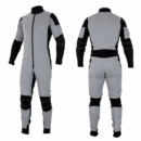 Custom skydiving suit for professional skydivers, freefly training, wind tunnel flying, and parachuting. Durable technical fabric, reinforced stitching, flexible fit, aerodynamic design, and customizable colors, logos, and sizing. Ideal for skydiving teams, freefall practice, tunnel training, and extreme sports apparel.
