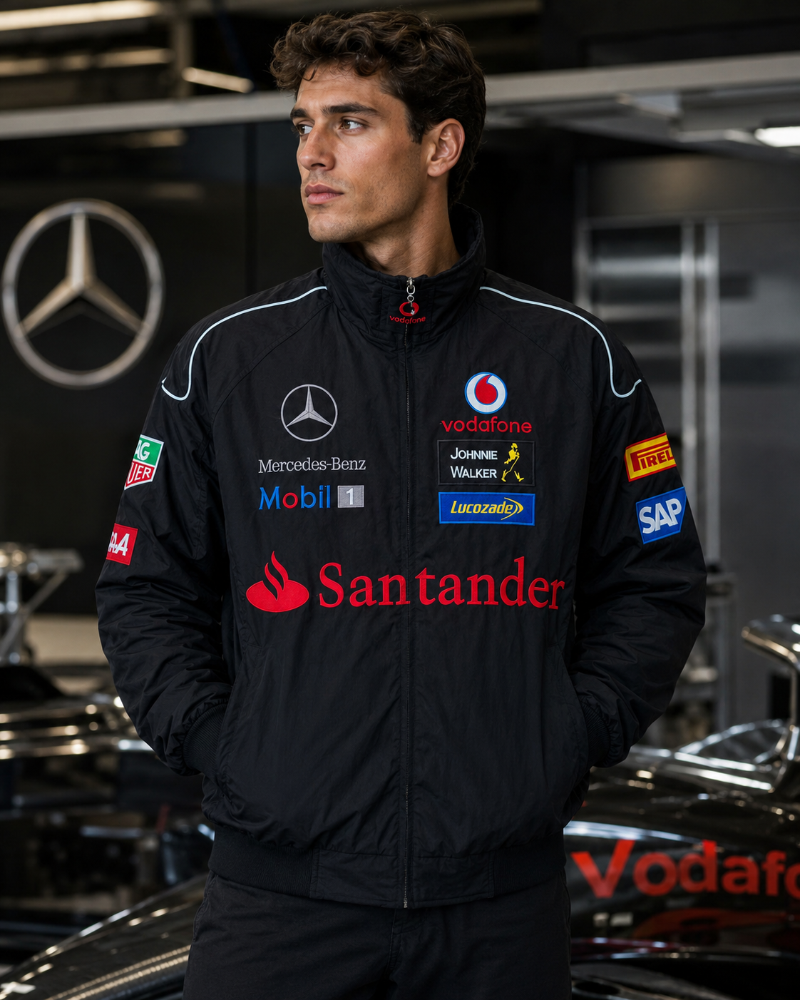 Y2K F1 Bomber Jacket – Retro racing-inspired design, high-quality embroidery, premium materials, unisex oversized fit, bold motorsport aesthetic, lightweight & durable, collector’s edition, perfect for casual wear or gifting, nostalgic 90s streetwear style, embroidered patches, trendy and stylish outerwear, ideal for racing fans, statement piece for men & women, classic yet modern fashion, must-have for vintage lovers- Subaru jacket