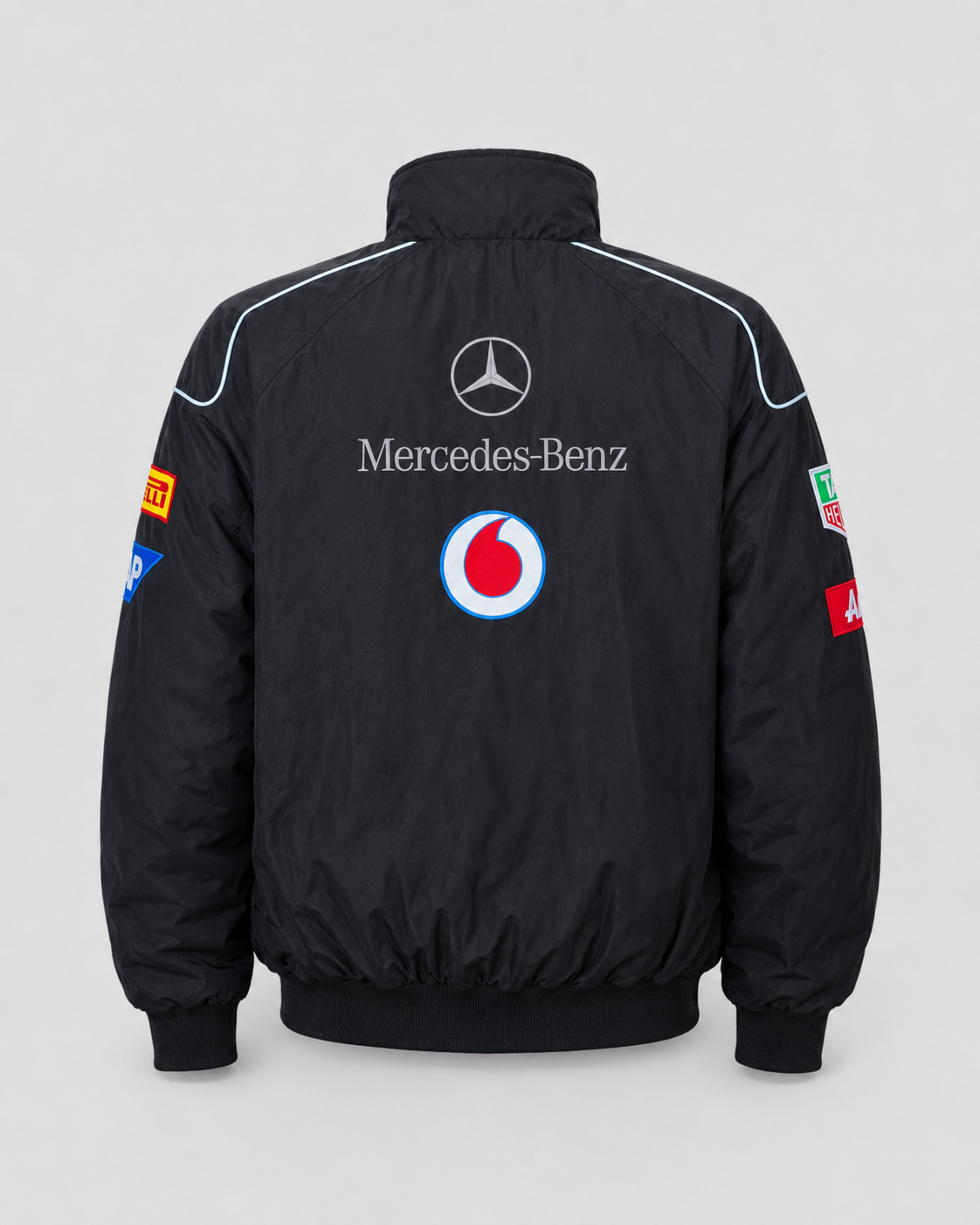 Y2K F1 Bomber Jacket – Retro racing-inspired design, high-quality embroidery, premium materials, unisex oversized fit, bold motorsport aesthetic, lightweight & durable, collector’s edition, perfect for casual wear or gifting, nostalgic 90s streetwear style, embroidered patches, trendy and stylish outerwear, ideal for racing fans, statement piece for men & women, classic yet modern fashion, must-have for vintage lovers- Subaru jacket