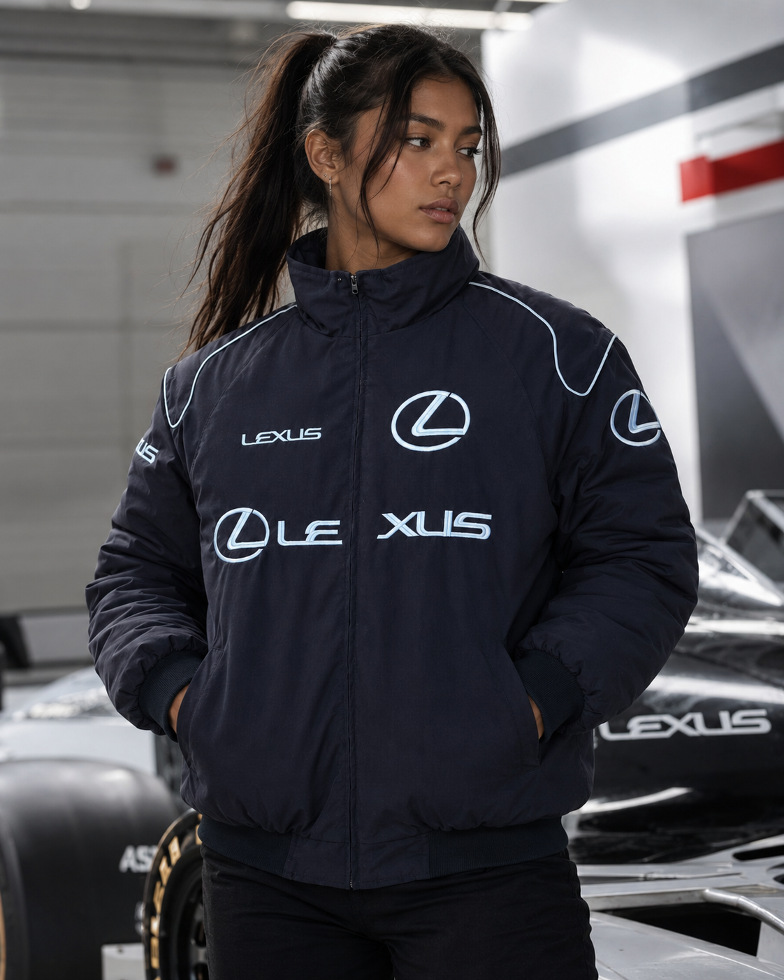 Y2K F1 Bomber Jacket – Retro racing-inspired design, high-quality embroidery, premium materials, unisex oversized fit, bold motorsport aesthetic, lightweight & durable, collector’s edition, perfect for casual wear or gifting, nostalgic 90s streetwear style, embroidered patches, trendy and stylish outerwear, ideal for racing fans, statement piece for men & women, classic yet modern fashion, must-have for vintage lovers- Subaru jacket